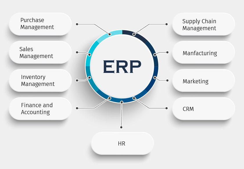 How does the ERP system works?